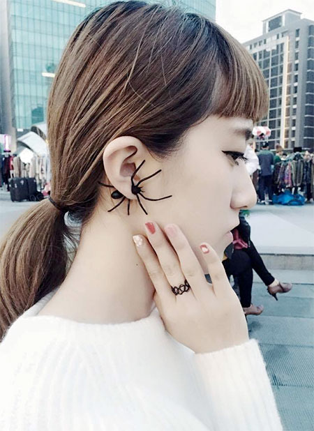 Japanese Spider Earrings