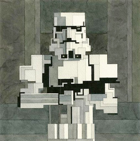 8-Bit Stormtrooper