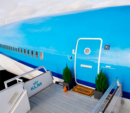 KLM Airplane Apartment