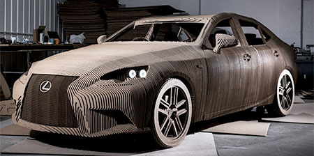 Car Made of Cardboard