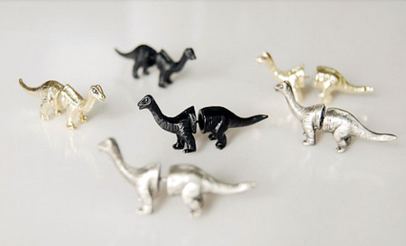 Brontosaurus Earrings