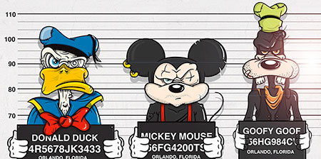 Disney Mugshots