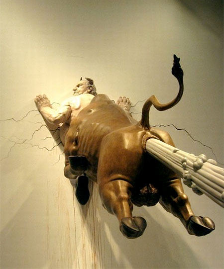Chen Wenling Bull Sculpture