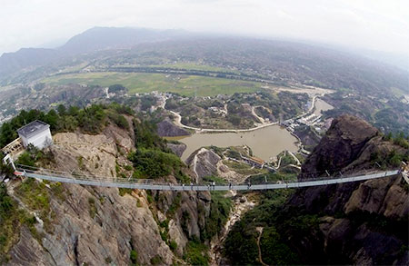 Transparent Glass Bridge in China