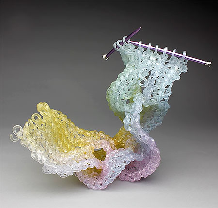 Carol Milne Knitted Glass