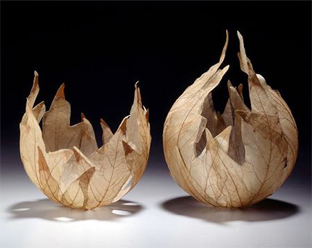 Kay Sekimachi Leaf Bowls