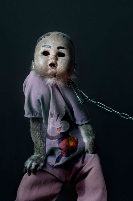 Monkey Doll Mask