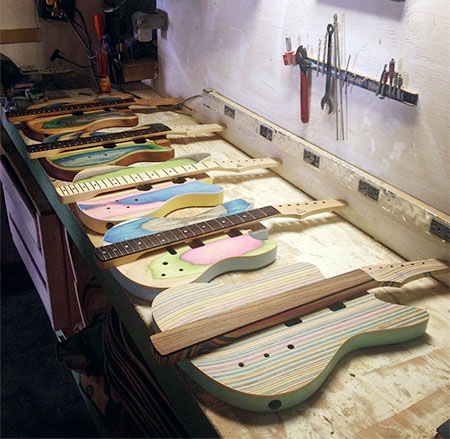 Broken Skateboards Guitars