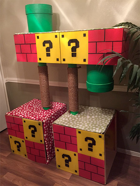 Super Mario Cat Tree