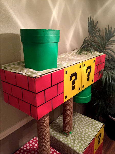 Super Mario Cat Treehouse