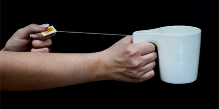 Tea Bag Slingshot Mug