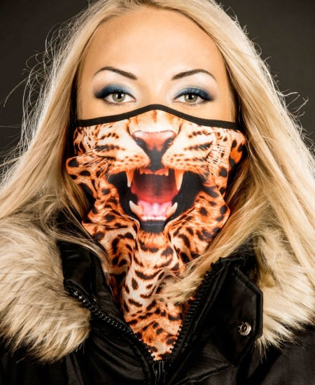 Leopard Ski Mask