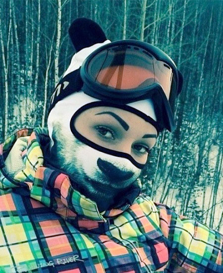 Panda Ski Mask