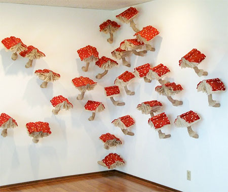 Mushrooms Made of Books