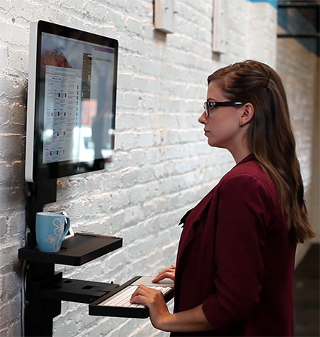 Wall Mounted Standing Desk