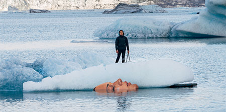 Art on Melting Icebergs