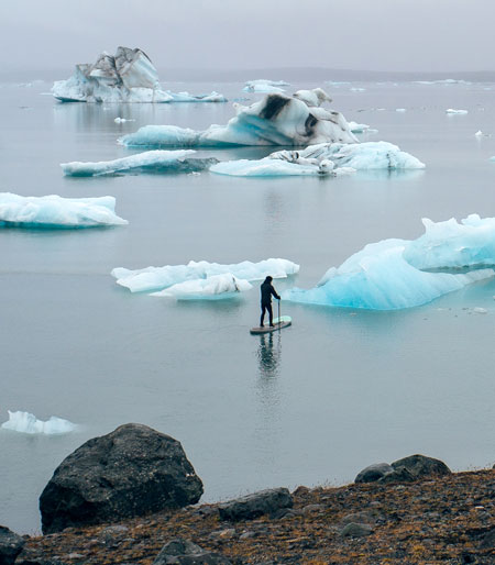 Murals onto Icebergs