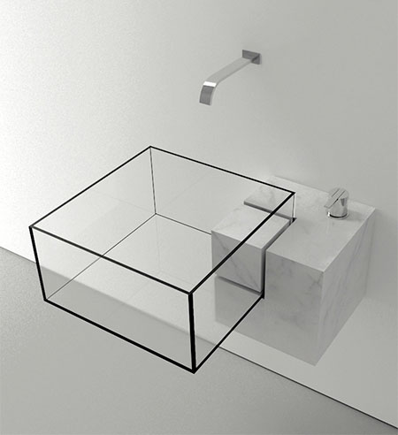 Invisible Bathroom Sink