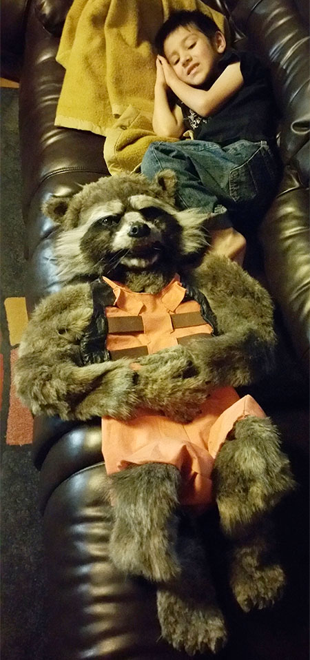 Realistic Rocket Raccoon Costume