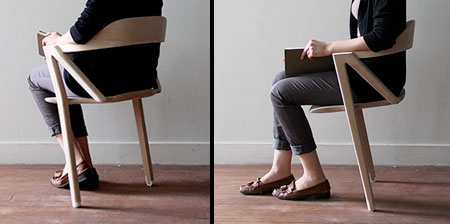 Two Legged Chair