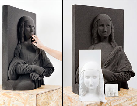 3D Printed Mona Lisa