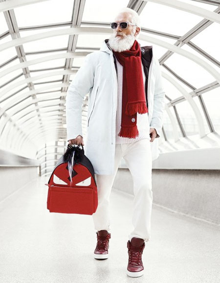 Hipster Santa Claus