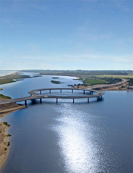 Circular Bridge in Uruguay