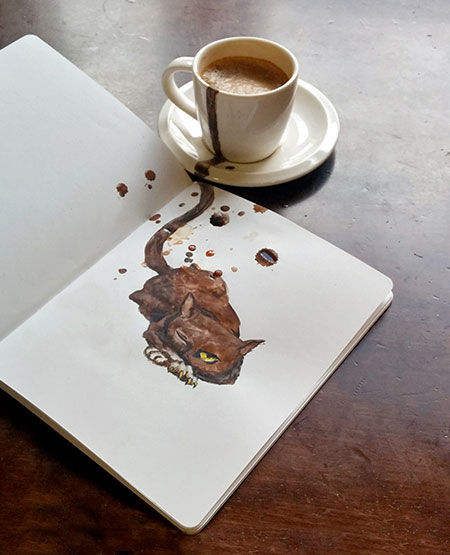 Elena Efremova Coffee Art