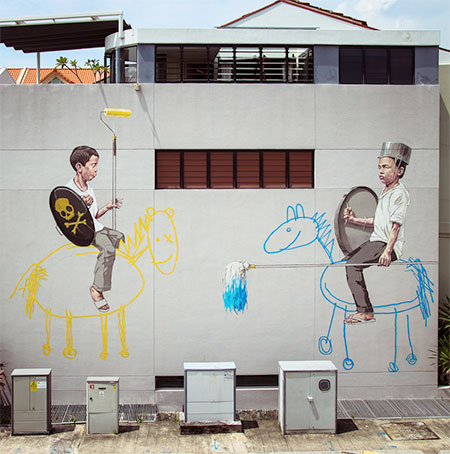 Street Artist Ernest Zacharevic