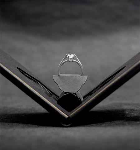 Andrew Zo Flat Engagement Ring Box