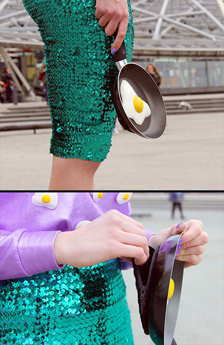 Frying Pan Clutch Bag