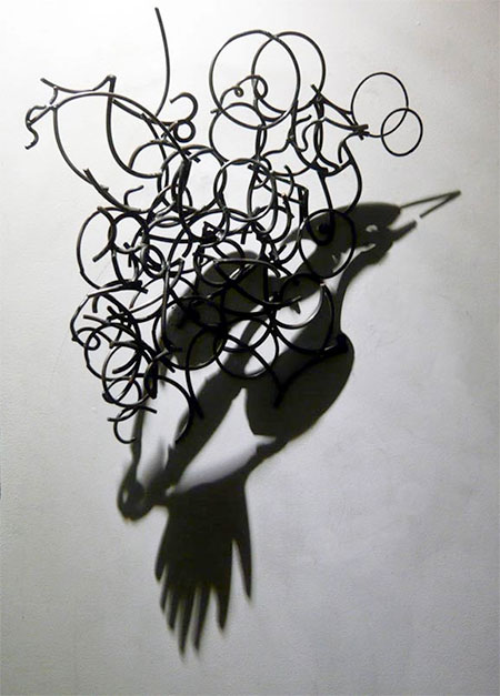 Larry Kagan Wire Shadow Art