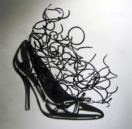 Wire Shadow Sculpture