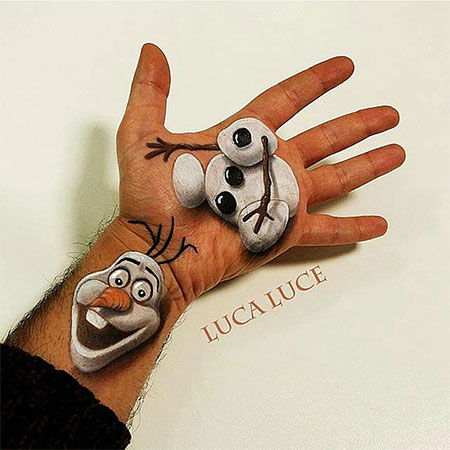 Luca Luce 3D Hand Painting