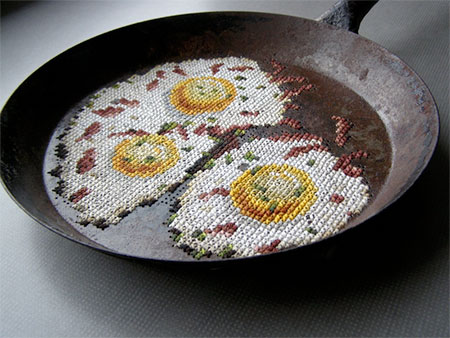 Embroidery on Metal