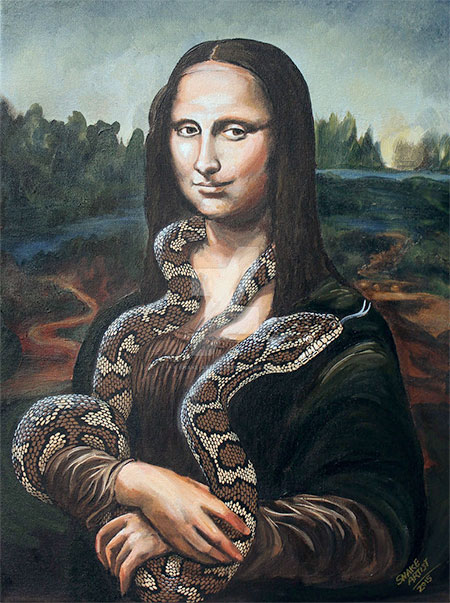 Snake Mona Lisa