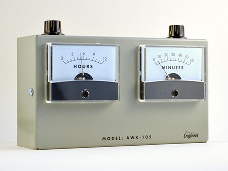 Analog Voltmeter Clock