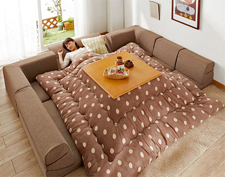 Blanket Table Bed