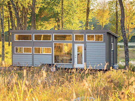 Wooden Cabin on Wheels