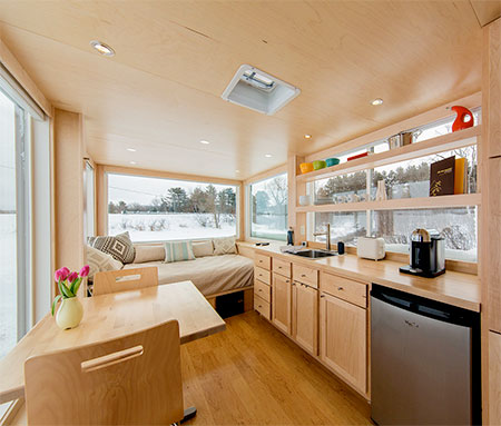 Wood Cabin on Wheels