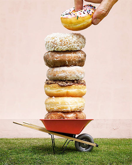 Donuts Wheelbarrow