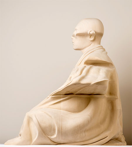 Paul Kaptein Distorted Wooden Sculpture