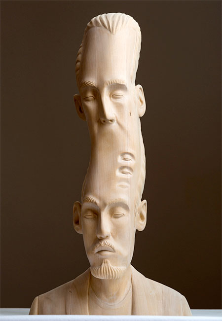 Paul Kaptein Wooden Sculpture