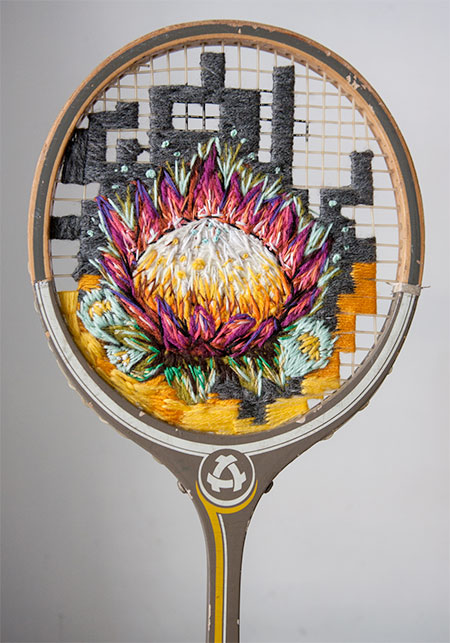 Embroidered Racquets