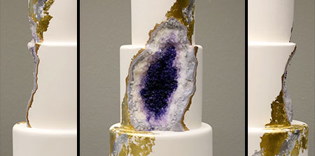 Geode Wedding Cake