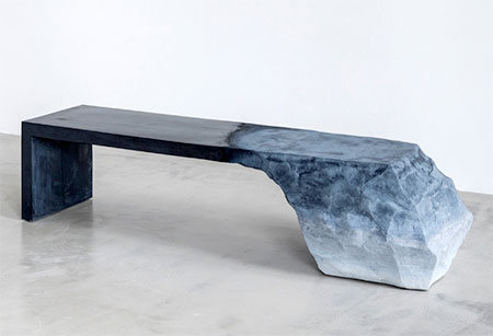 Glacier Inspired Bench