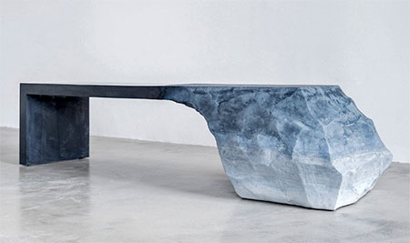 Iceberg Inspired Bench