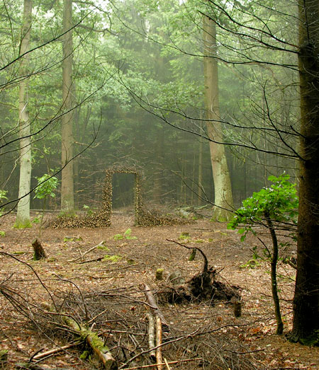 Suspended Land Art