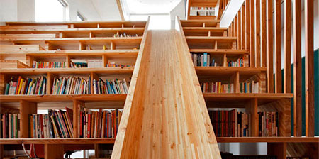 Staircase Library Slide