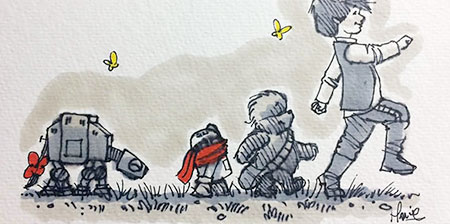 Winnie the Pooh Star Wars